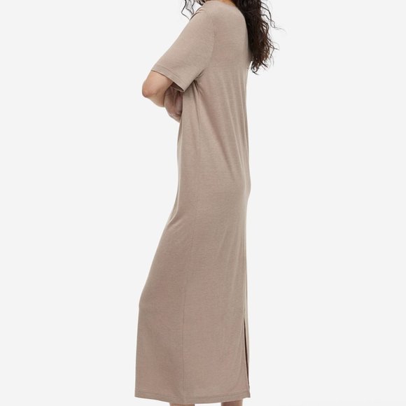 H&M T-shirt Dress in Beige Size S - Picture 2 of 10